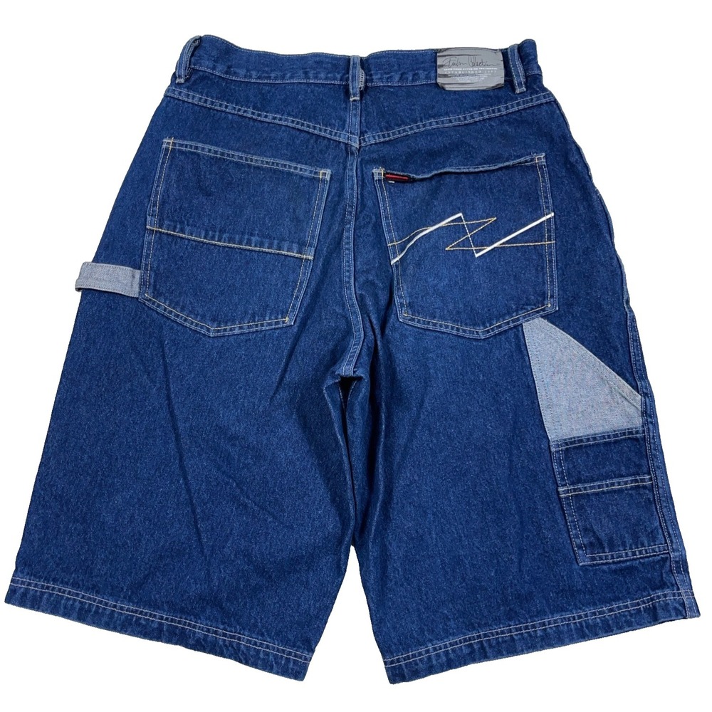 Vintage Fubu Carpenter Shorts Men 34 Baggy Jorts Skate Y2K Cyber Hip Hop Rap *